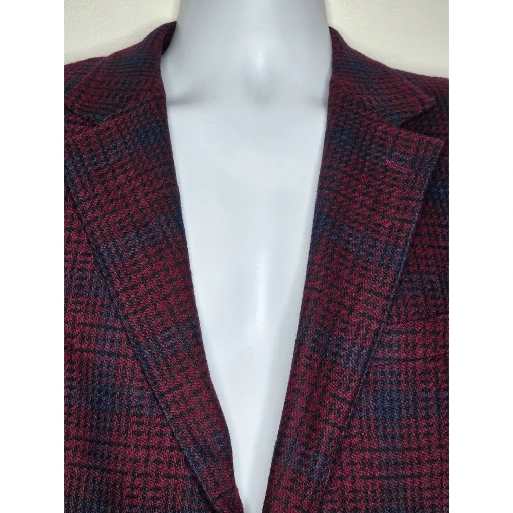 Bonobos Leomaster Capritex Standard Fit Blazer Sport Coat Men's 42R Burgundy